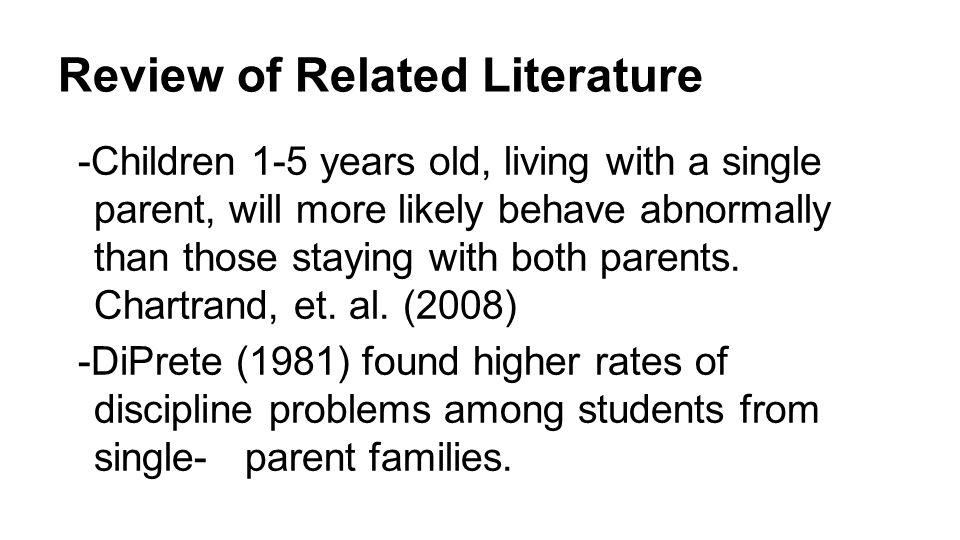 What Are Some Topic Ideas for a Research Paper on Single-Parent Families?